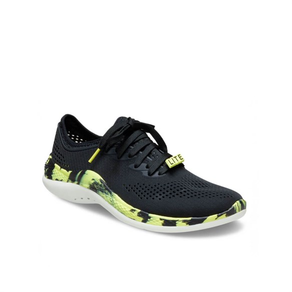 Crocs LiteRide 360 Marbled Pacer Erkek Sneaker - Siyah