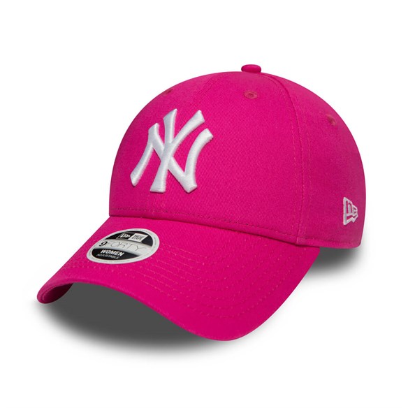 New Era Kadın Şapka - Fashion Essential 9FORTY New York Yankees Pink/Optic White