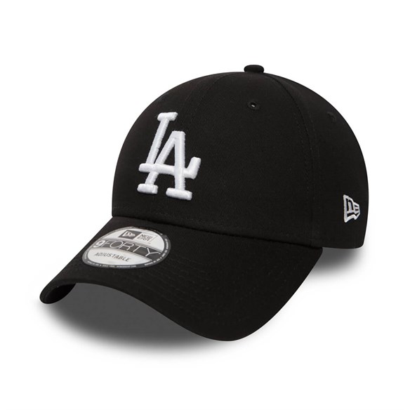 New Era Şapka - League Essential 9FORTY Los Angeles Dodgers Blk/Whi