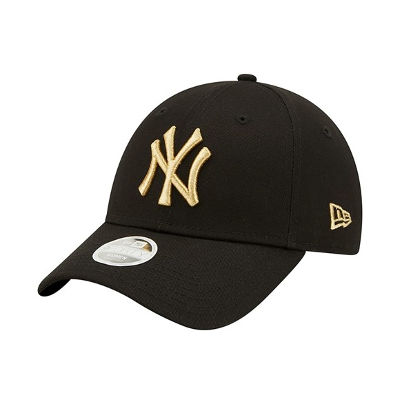 New Era Şapka -  Metallic Logo 9FORTY New York Yankees Siyah