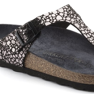 Birkenstock Gizeh Bayan Terlik & Sandalet - Metallic Stones Black