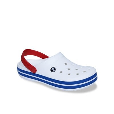 Crocs Crocband Erkek Terlik - White/Blue Jean