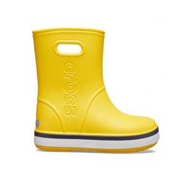 Crocs Crocband Rain Boot K Çocuk Yağmur Çizmesi - Yellow/Navy