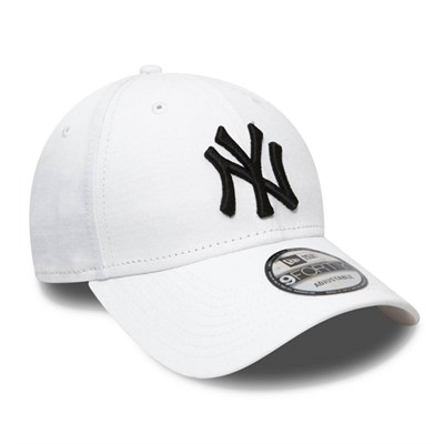 New Era Şapka - 9FORTY League Basic New York Yankees White/Black