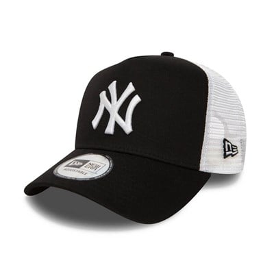 New Era Şapka - Clean Trucker New York Yankees Siyah/Beyaz