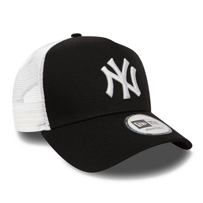 New Era Şapka - Clean Trucker New York Yankees Black/Optic White