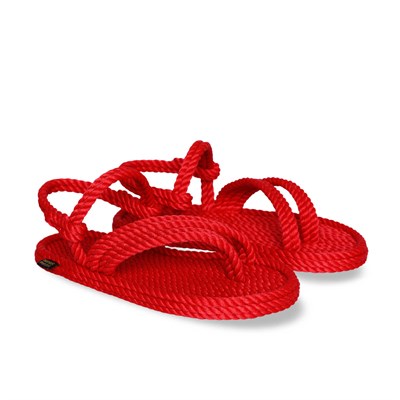 Nomadic Republic Cancun Kadın Halat Sandalet - Kırmızı