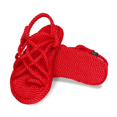 Nomadic Republic Nomadic Kadın Halat Sandalet - Kırmızı